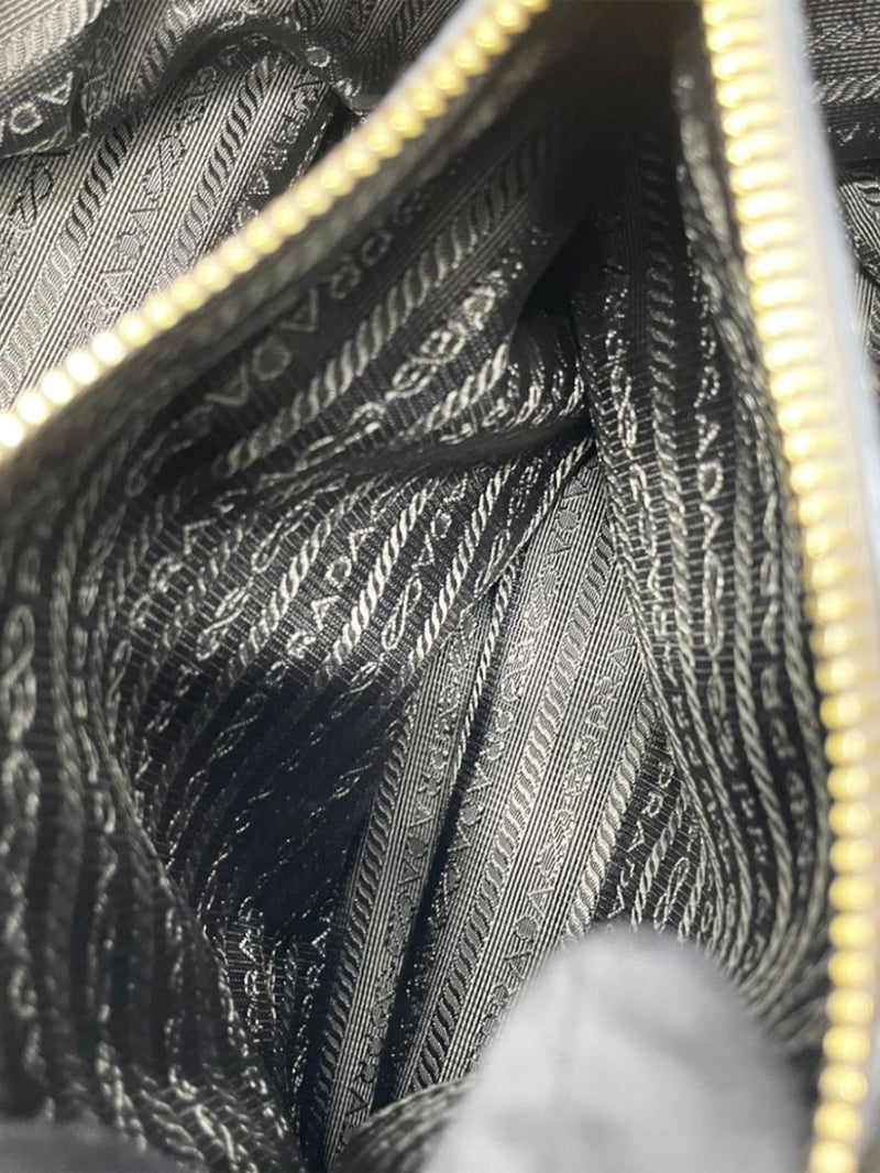 Grey leather Vitello bag Cross-body bags Prada 