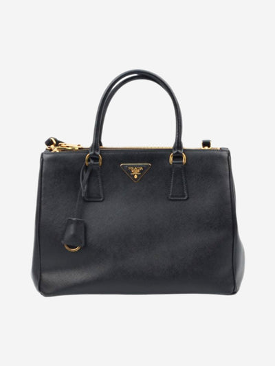 Black Saffiano leather Galleria bag Top Handle Bags Prada 