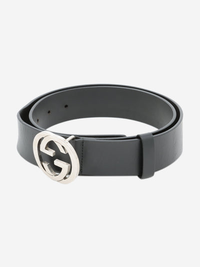 Black Interlocking G belt - size 85 cm Belts Gucci 