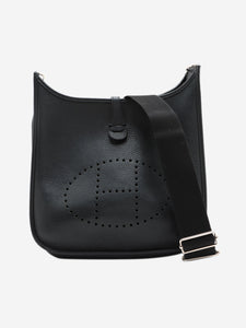 Hermes Black 2014 Evelyne clemence PM cross-body bag