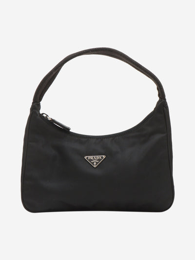 Black Tessuto nylon mini bag Top Handle Bags Prada 