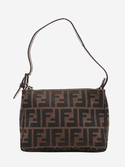 Brown Zucca shoulder bag Top Handle Bags Fendi 
