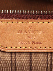 Louis Vuitton Brown 2007 Neverfull monogram MM tote bag