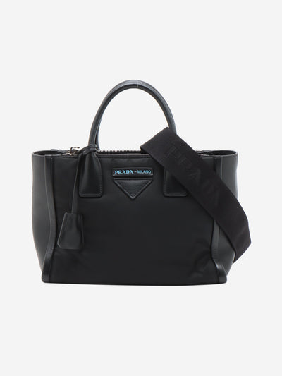 Black nylon and leather 2way bag Shoulder bags Prada 