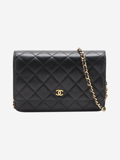 Black 2017 lambskin Wallet on Chain Shoulder bags Chanel 