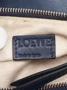 Loewe Navy medium Puzzle bag