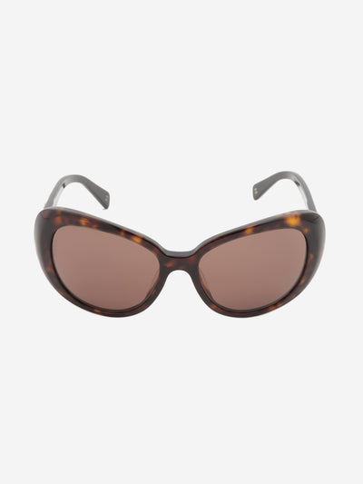 Brown tortoise shell oversized sunglasses Sunglasses Chanel 