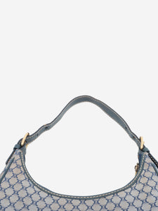 Celine Blue Macadam Ava shoulder bag