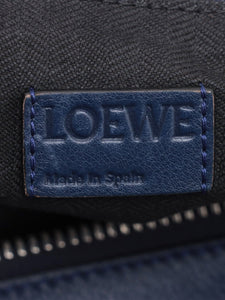 Loewe Dark blue large Puzzle bag