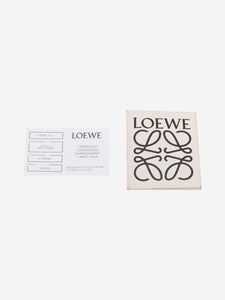 Loewe Dark blue large Puzzle bag