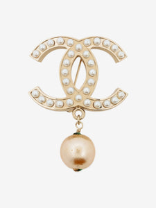 Chanel Silver Coco Mark 06V brooch