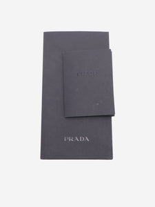 Prada Black mini Saffiano leather Galleria top handle bag