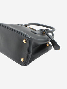 Prada Black mini Saffiano leather Galleria top handle bag