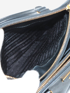 Prada Black mini Saffiano leather Galleria top handle bag