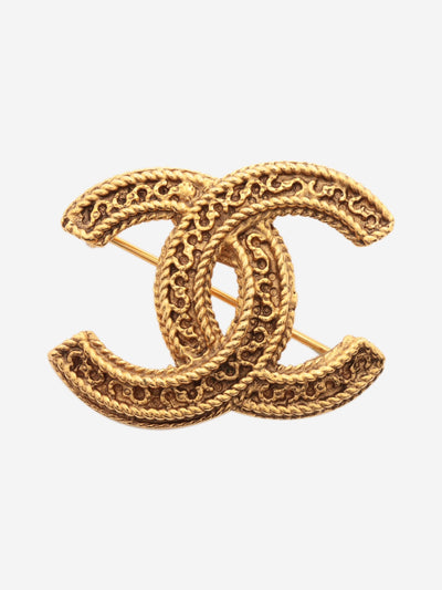 Gold CC Brooch Brooches Chanel 