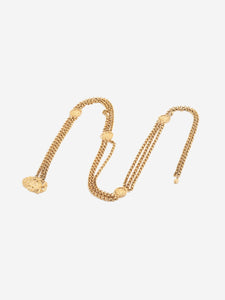 Celine Gold Macadam chain belt