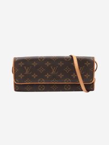 Louis Vuitton Brown monogram Pochette Twin shoulder bag