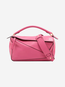 Loewe Pink medium Puzzle bag