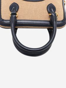 Gucci Dark blue Horsebit canvas & leather 2-Way bag