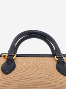 Gucci Dark blue Horsebit canvas & leather 2-Way bag