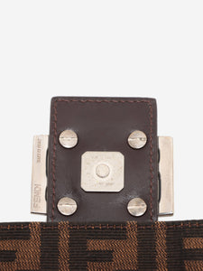 Fendi Brown Zucca Mamma Baguette bag