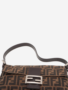 Fendi Brown Zucca Mamma Baguette bag