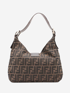 Fendi Brown Zucca shoulder bag