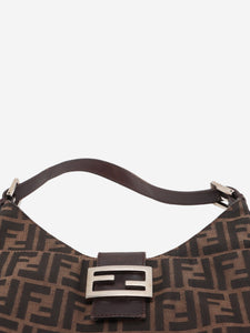 Fendi Brown Zucca shoulder bag