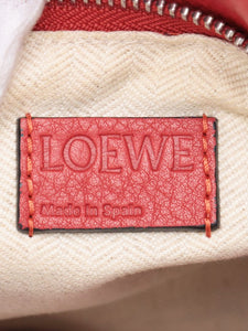 Loewe Red small Puzzle bag