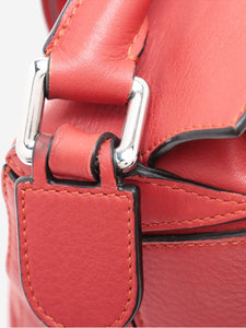 Loewe Red small Puzzle bag