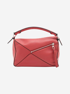 Loewe Red small Puzzle bag