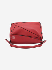 Loewe Red small Puzzle bag