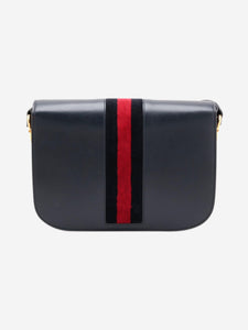 Gucci Blue 1955 Horsebit leather shoulder bag