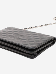 Chanel Black 2018 Coco Mark lambskin Wallet on Chain