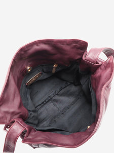 Loewe Burgundy Flamenco shoulder bag