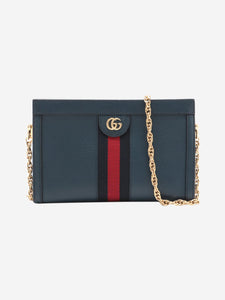 Gucci Blue GG Ophidia leather shoulder bag