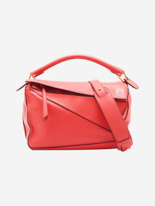 Loewe Red medium Puzzle bag