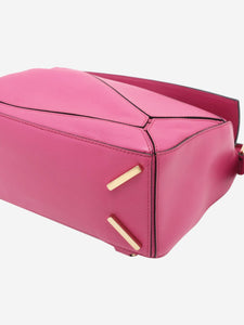 Loewe Fuchsia small Puzzle bag