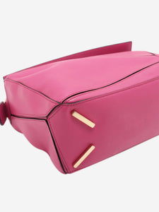 Loewe Fuchsia small Puzzle bag