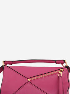 Loewe Fuchsia small Puzzle bag