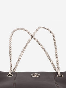 Chanel Dark brown vintage 2000 Coco Mark caviar chain shoulder bag