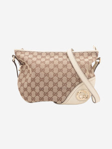 Gucci Neutral GG Canvas shoulder bag