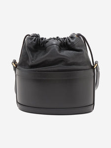 Gucci Black 1955 Horsebit leather bucket bag