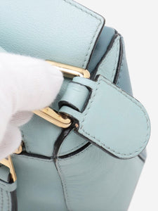 Loewe Blue small tricolour Puzzle bag