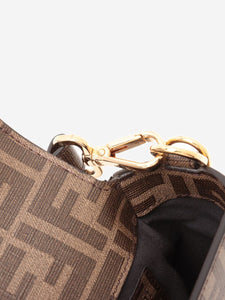 Fendi Brown FF Zucca Mamma Baguette bag