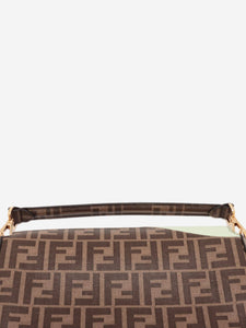 Fendi Brown FF Zucca Mamma Baguette bag