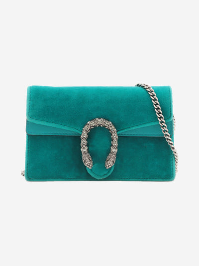 Teal velour mini Dionysus bag Cross-body bags Gucci 