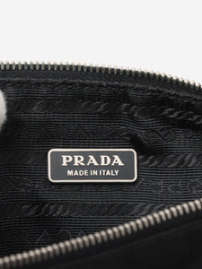 Prada Black Tessuto nylon and leather shoulder bag