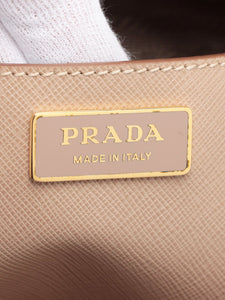 Prada Beige Saffiano Lux Galleria 2way bag