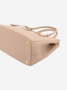 Prada Beige Saffiano Lux Galleria 2way bag